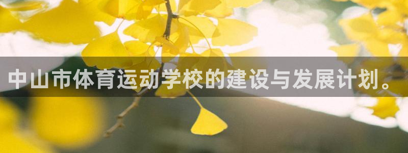 意昂5Kgame2登录地址：中山市体育运动学校的建设与发展计划。
